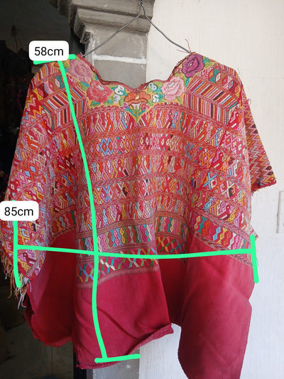 Red San Juan Cotzal huipil (reserved for Laura)