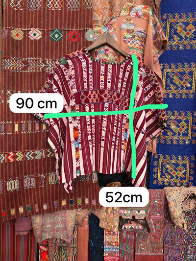 Red and white Colotenango huipil (reserved for Sarah)