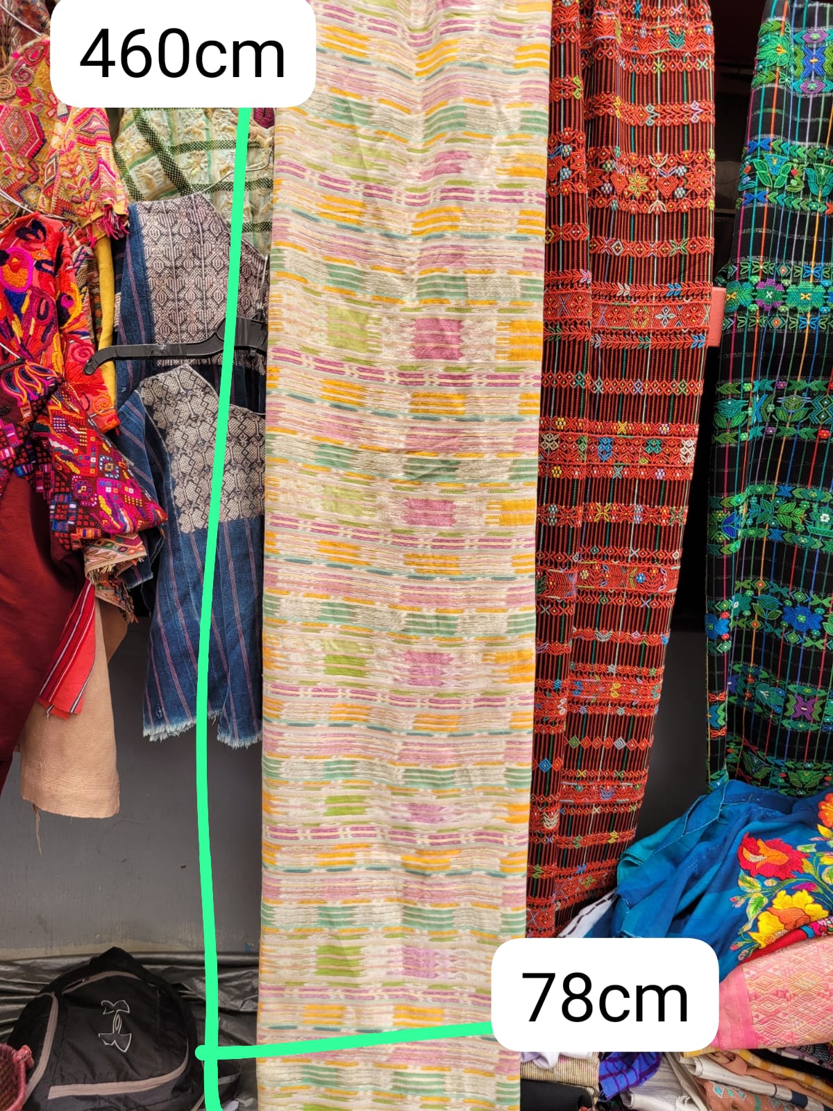 Muted citrus ikat corte (Reserved for Anne)