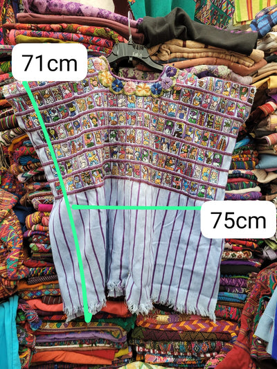 Mythical Mayan huipil for Andrea