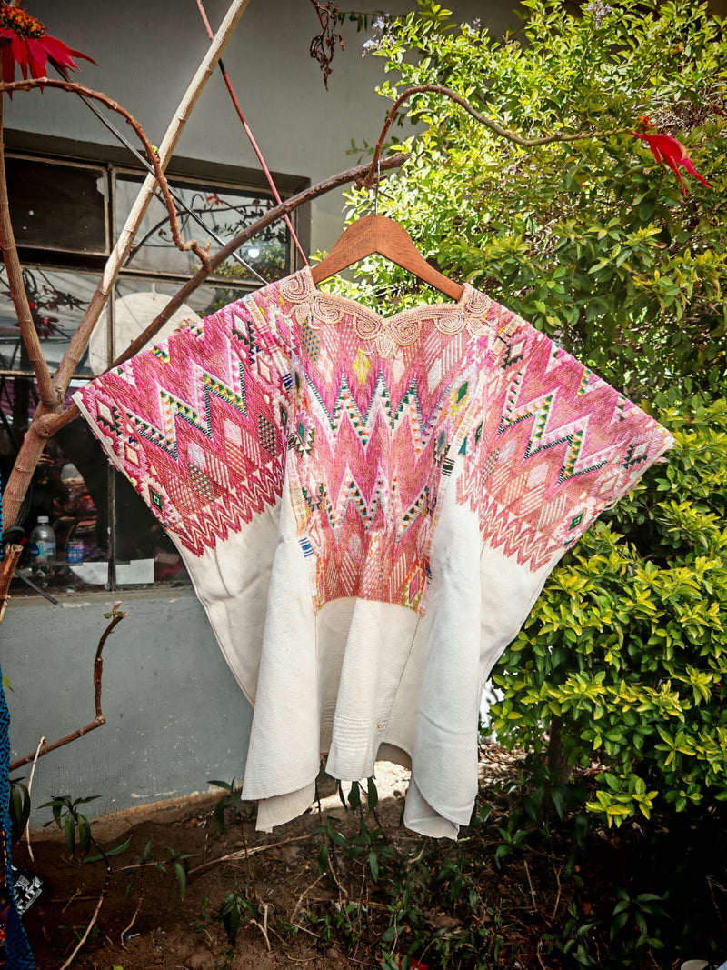 2 pink Chichi huipiles for Anne