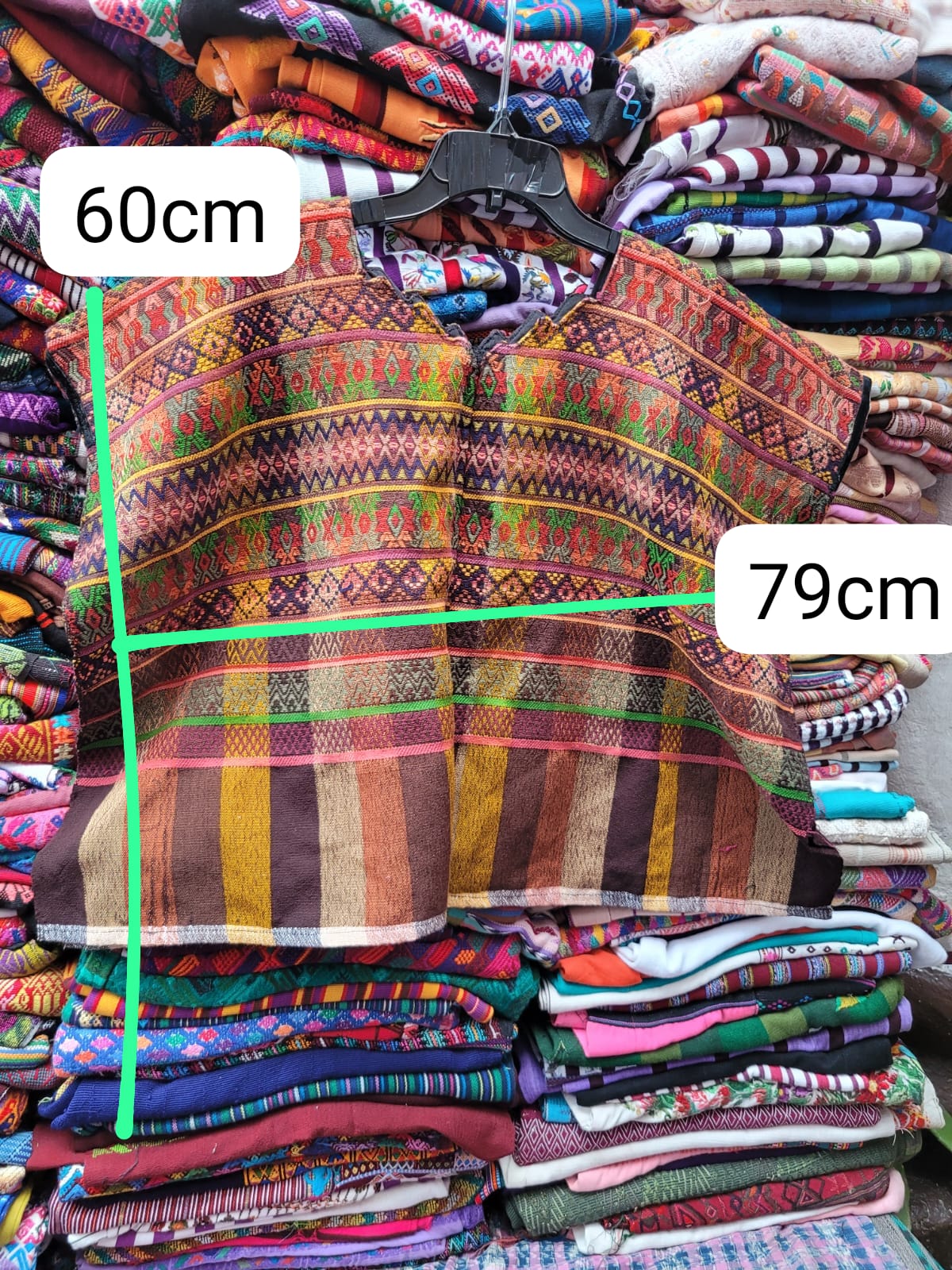 Plaid huipil for April