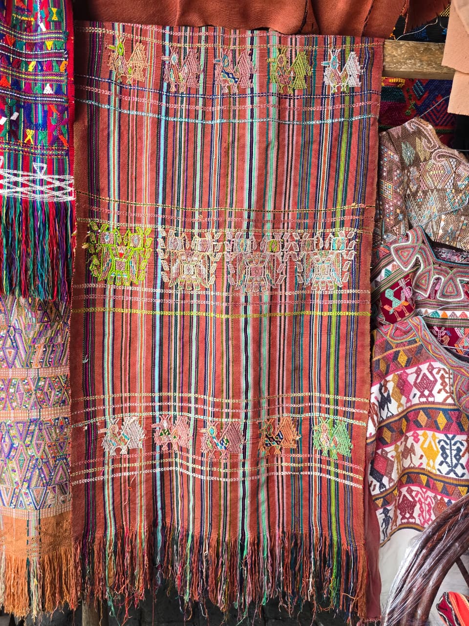 Striped Tzute for April