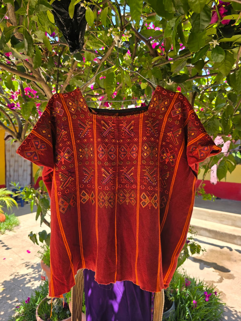 (Reserved for Laura) Autumn San Lucas Toliman huipil