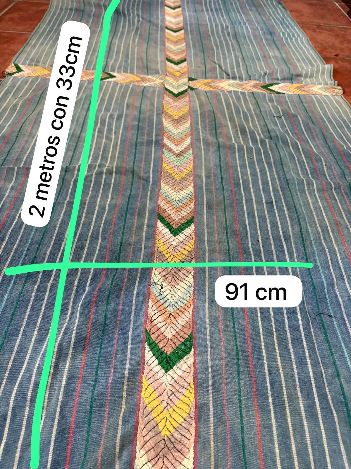 2 cortes índigo para Emmanuella