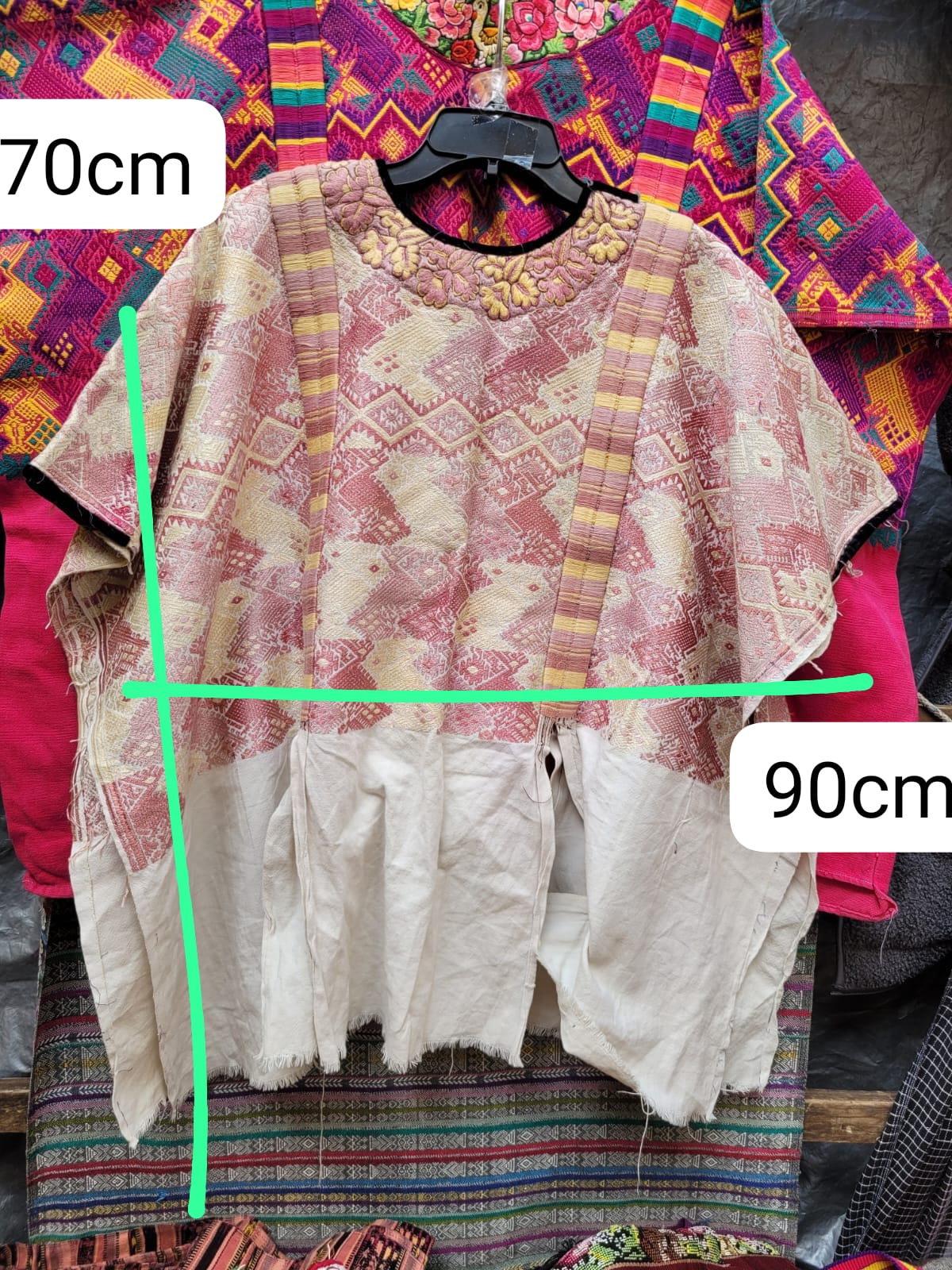 Pink Xela huipil for April