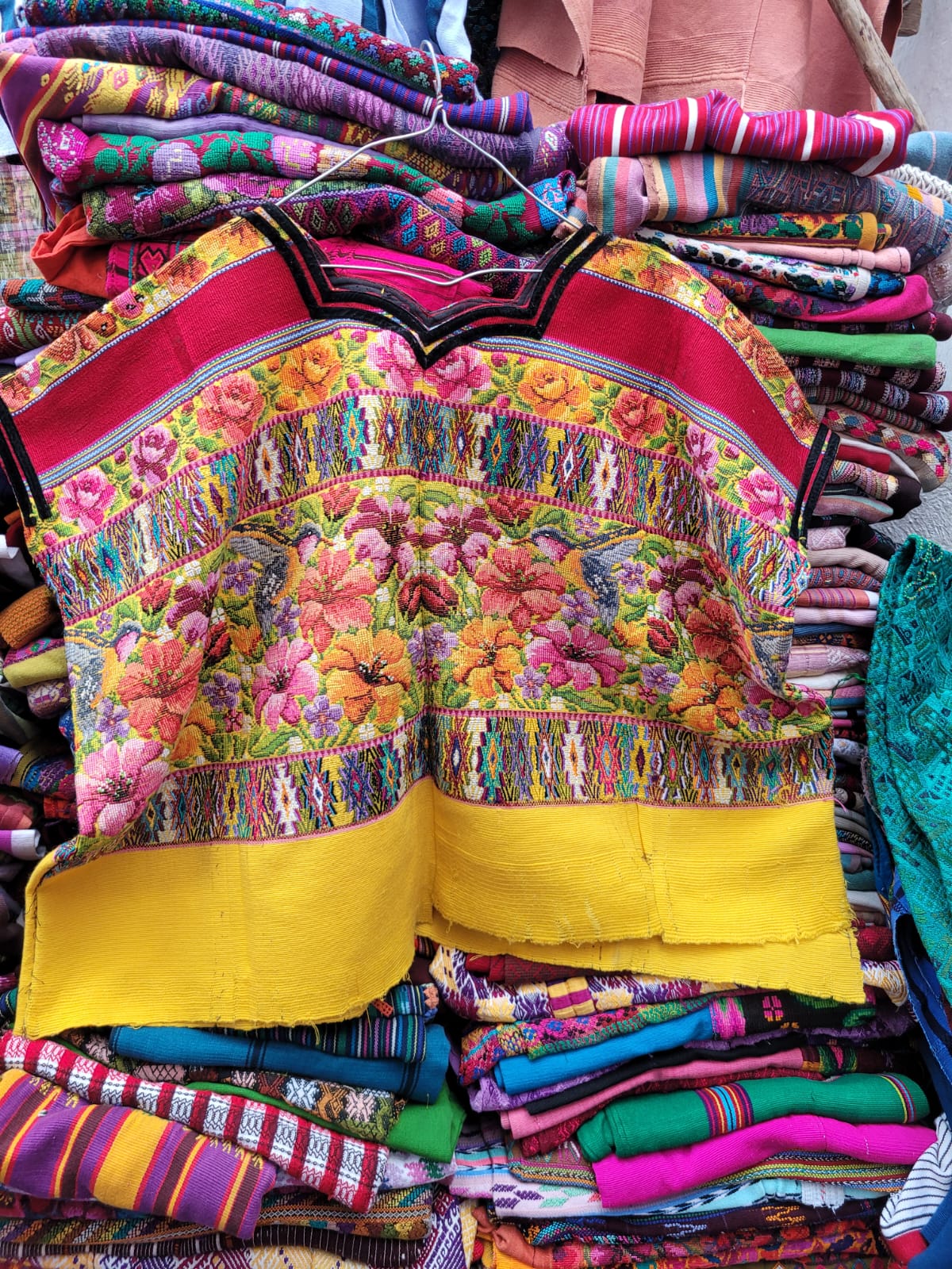 Floral Aguas Calientas huipil for April