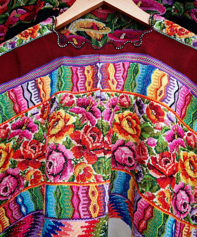 Bright Aguas Calientas huipil