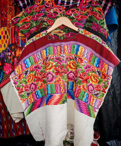 Bright Aguas Calientas huipil