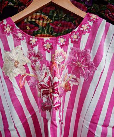 Candy pink Santiago huipil