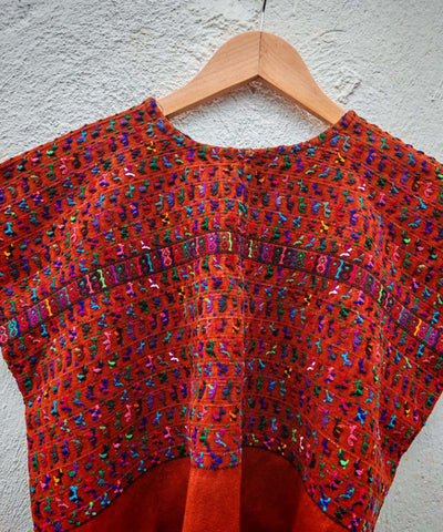Orange San Lucas huipil