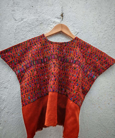 Orange San Lucas huipil