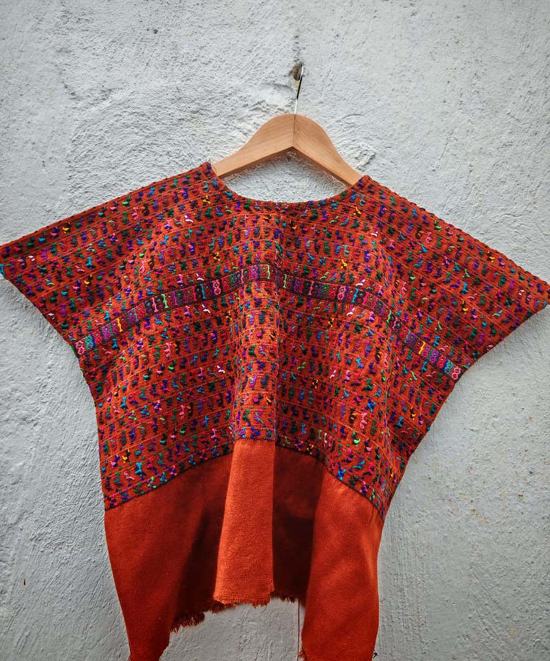 Orange San Lucas huipil