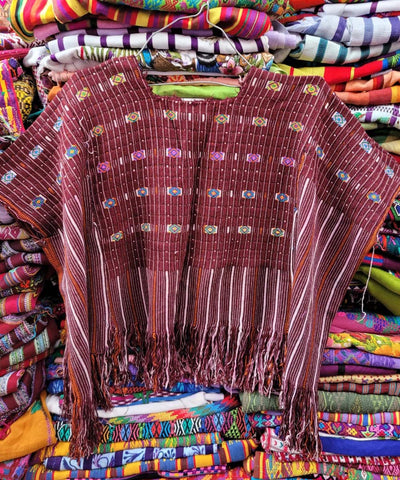 Colotenango huipil with fringe