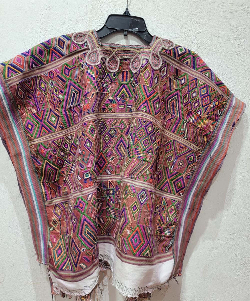 Clay and pink Nebaj huipil