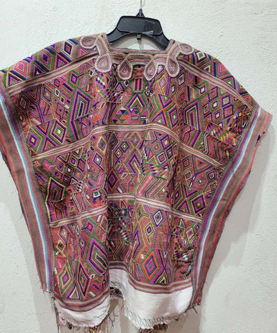 Clay and pink Nebaj huipil