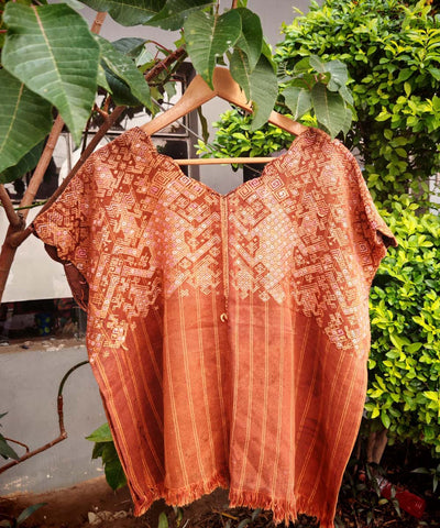 Nahuala huipil in terracotta