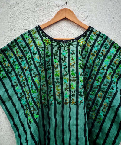 Mint green Santiago huipil