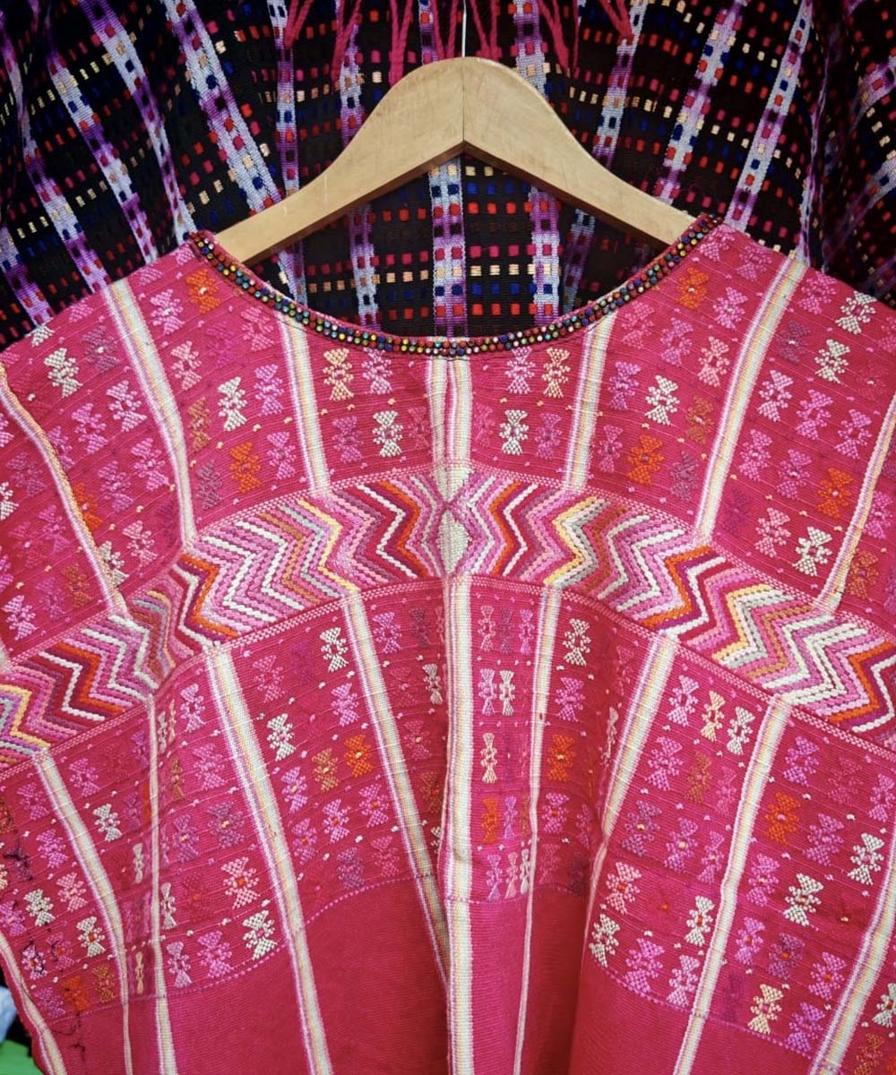Hot pink San Lucas huipil