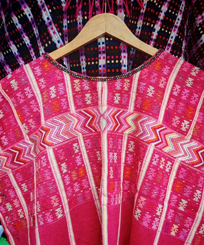 Hot pink San Lucas huipil