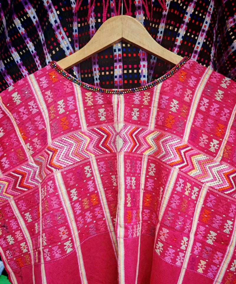 Hot pink San Lucas huipil