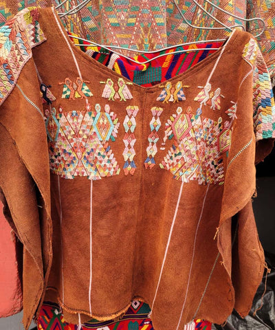 Warm brown Chajul huipil