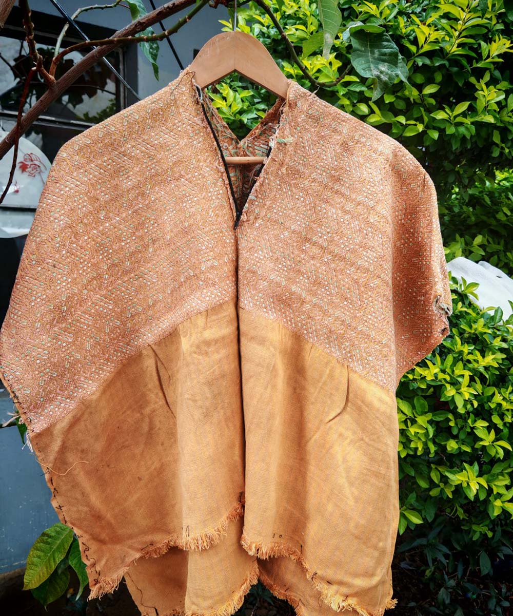 Biscuit coloured Xejuyub huipil