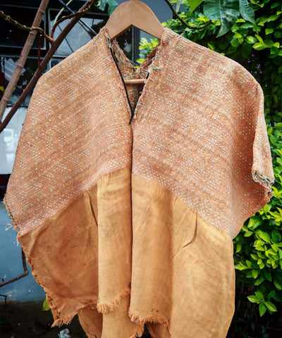 Biscuit coloured Xejuyub huipil