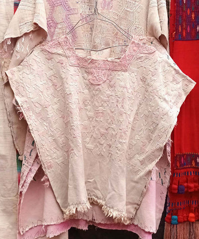 Blush pink Nebaj huipil