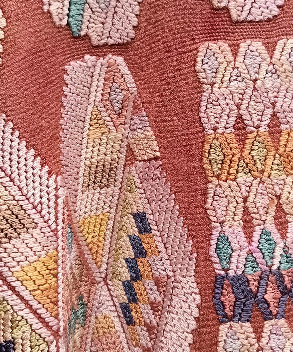 Faded red Chajul huipil