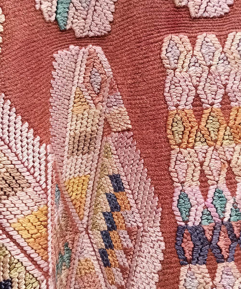 Faded red Chajul huipil
