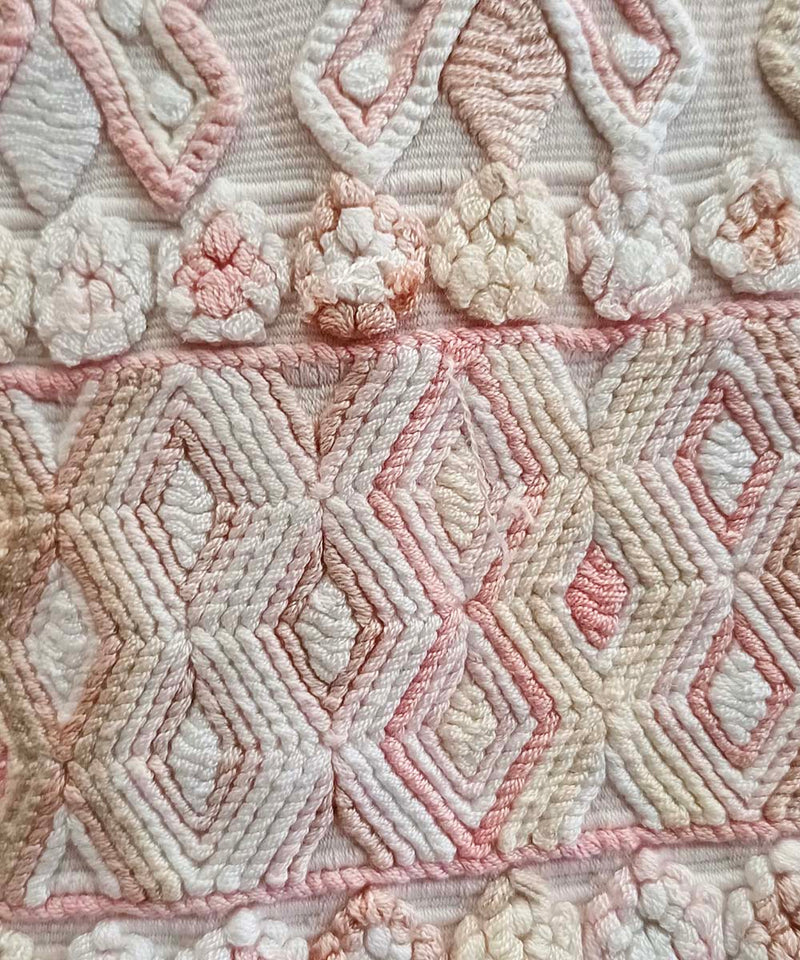 Blush pink Colotenango huipil