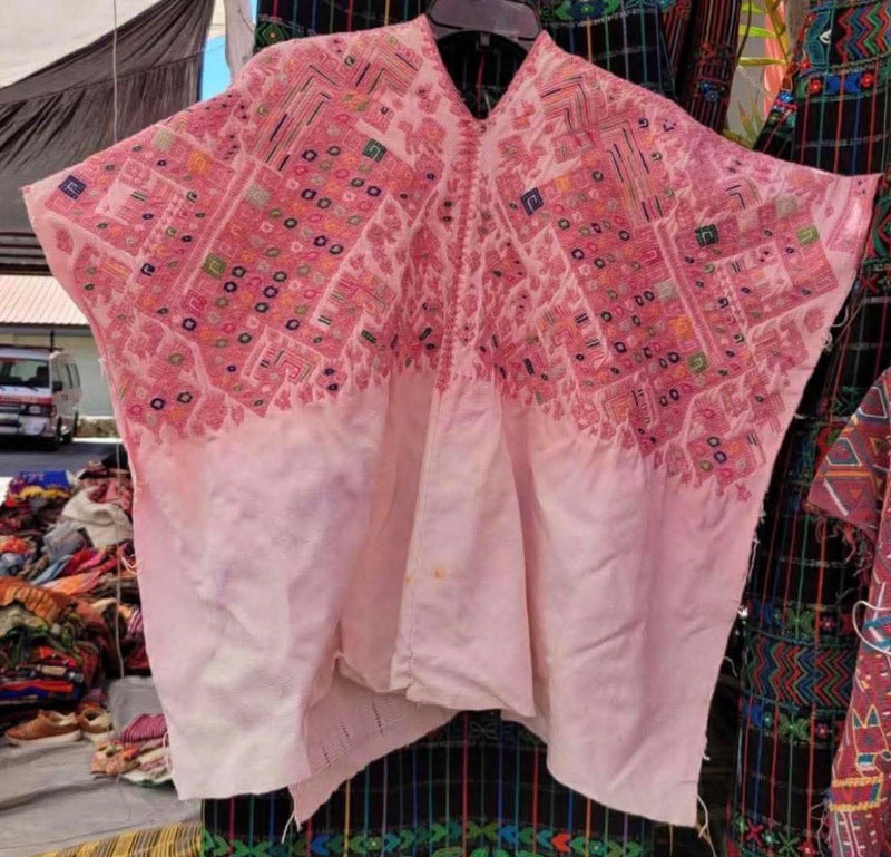 Pink Nahuala huipil (Reserved for Myriam)