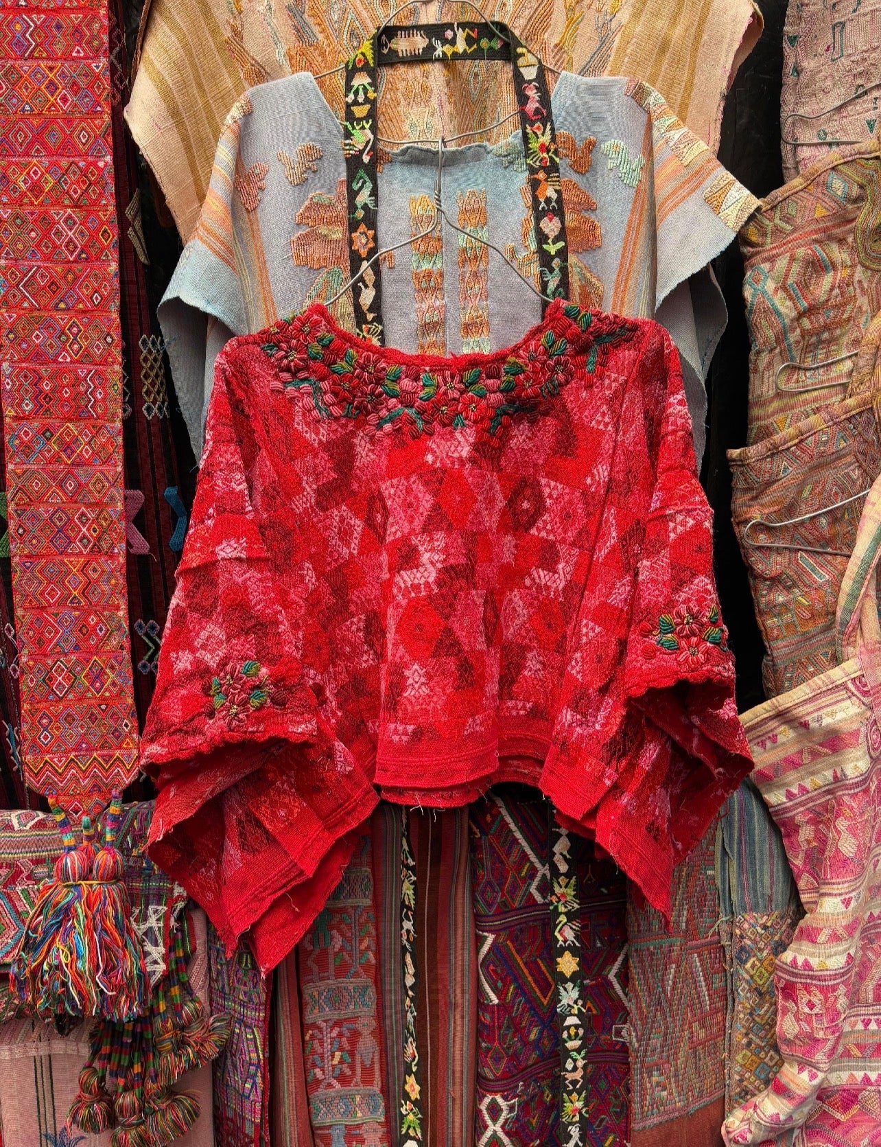 Red Coban huipil for Sarah