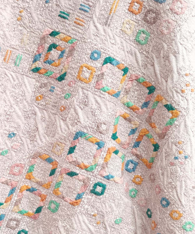 Vintage Guatemalan huipil with handwoven Mayan embroidery