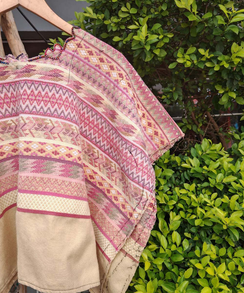 Pink and Primrose Comalapa Huipil