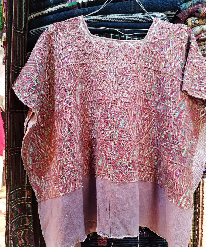 Sunset Pink Nebaj huipil