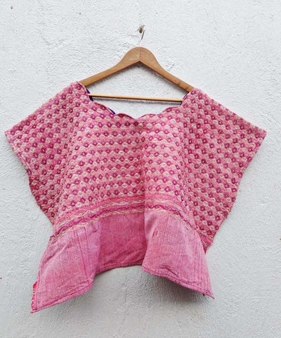 Vintage Guatemalan huipil with handwoven Mayan embroidery