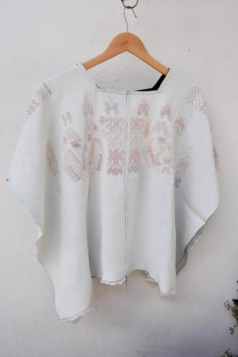 White Chajul huipil