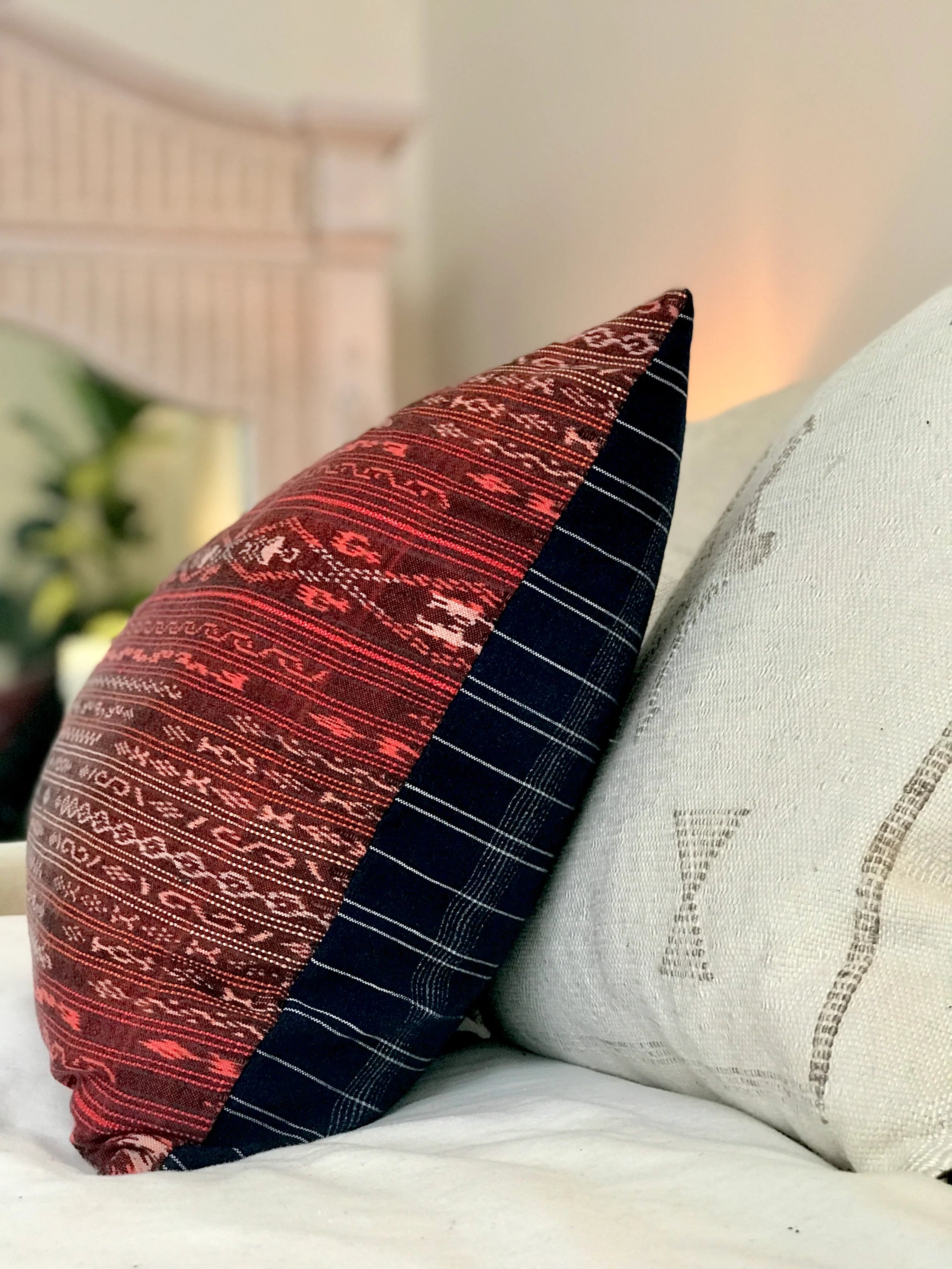 Red Santiago Corte Pillow