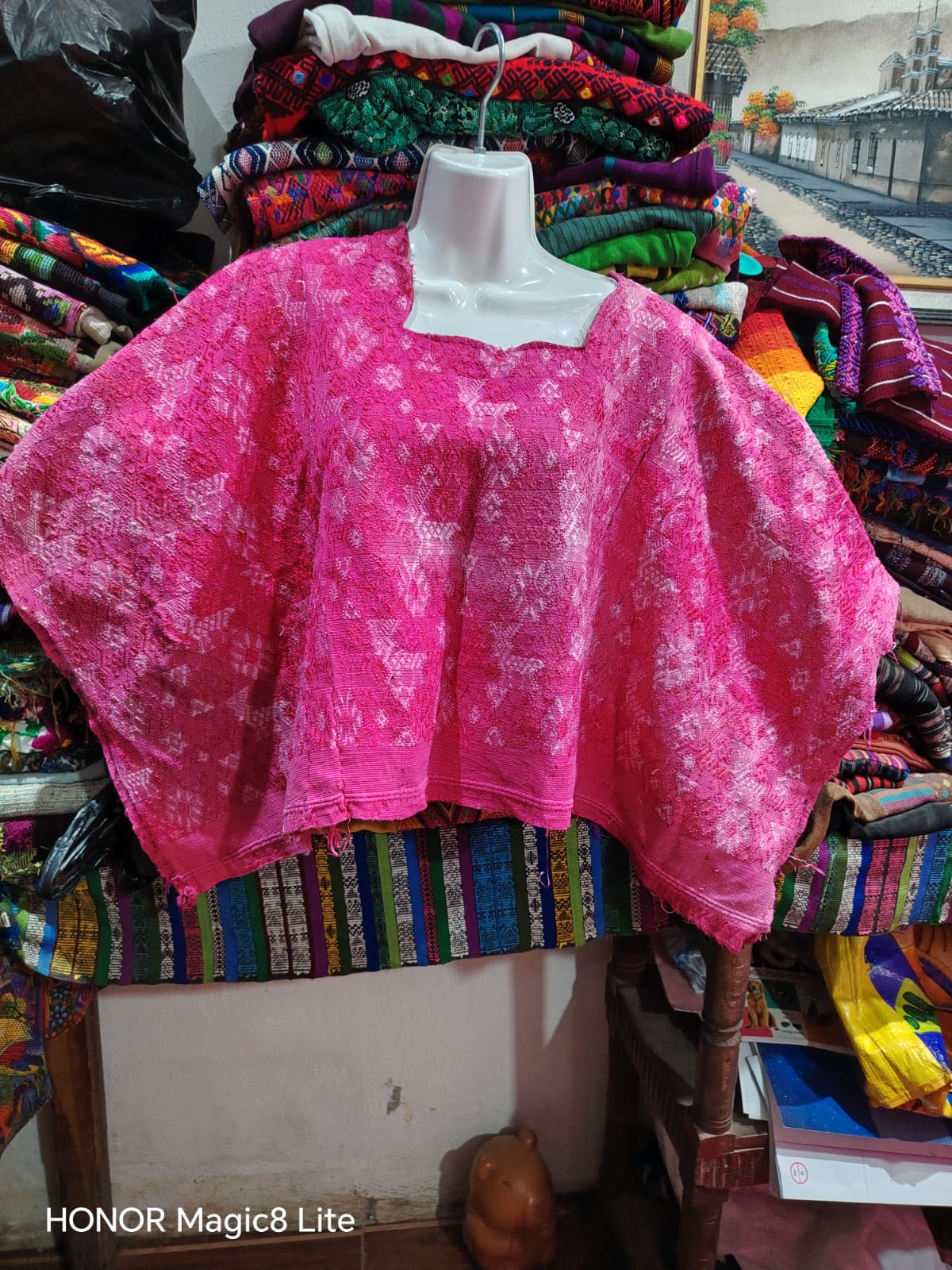 Hot Pink Coban Huipil #6-195
