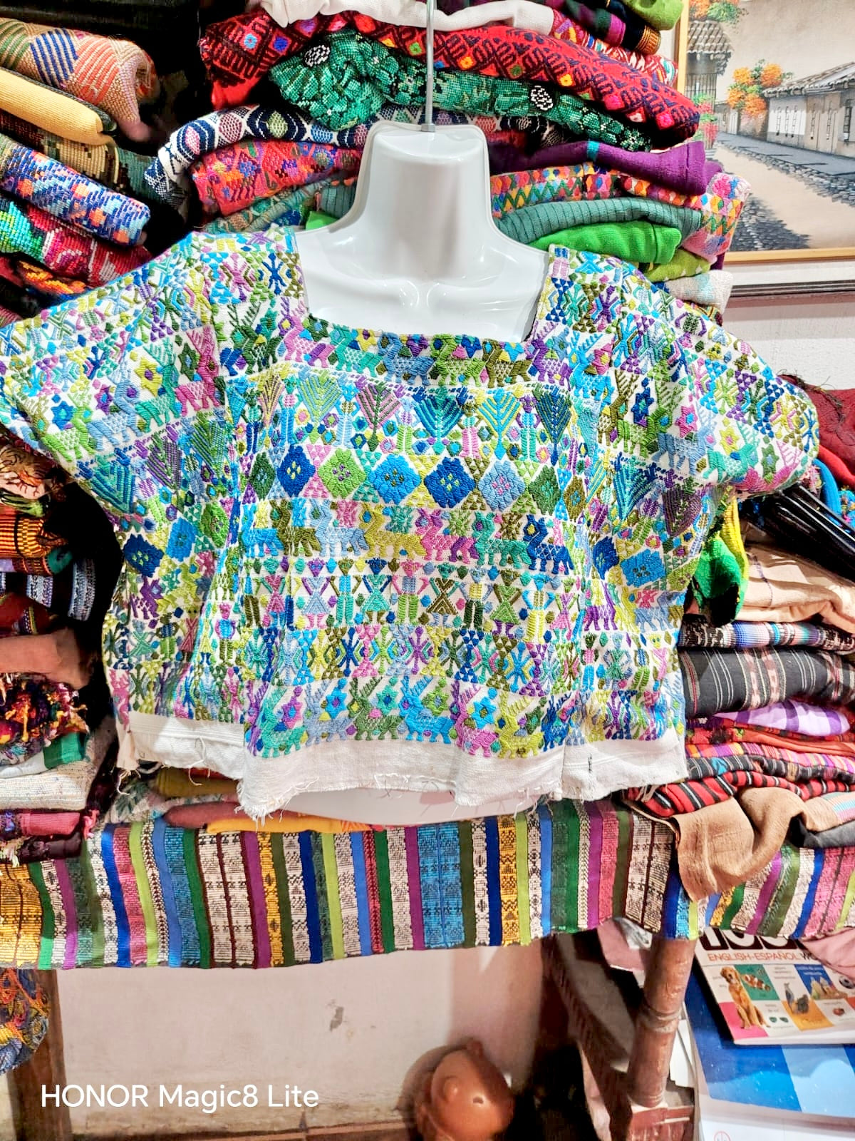 Tropical Coloured Coban Huipil #6-361