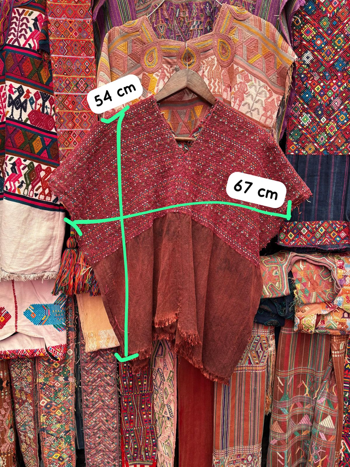 Huipil de Xejuyub marrón (reservado para abril)