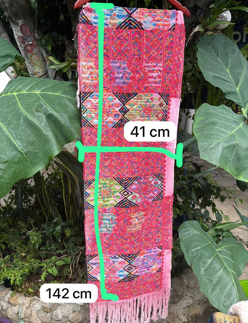 Pink Nebaj Tzute #6-203