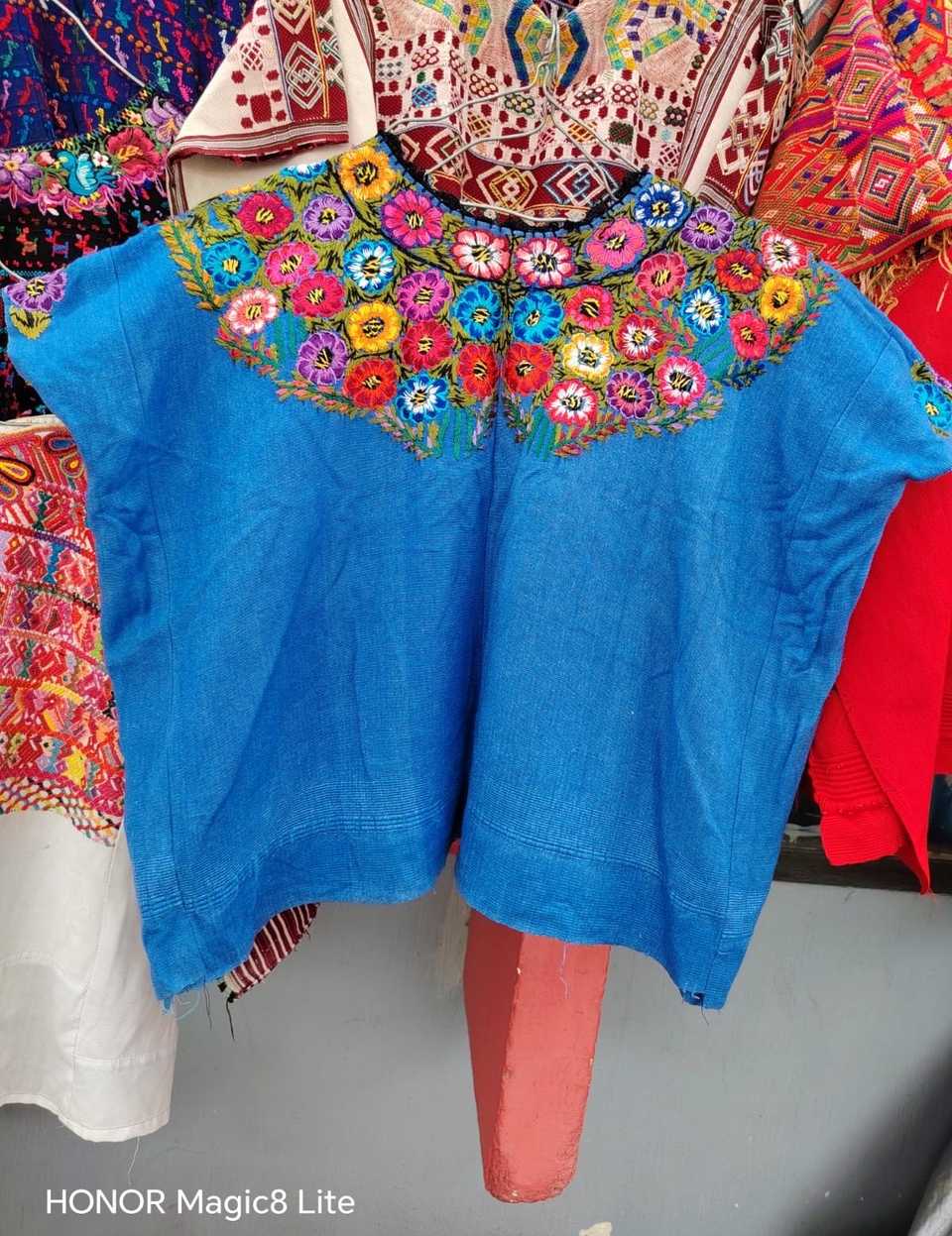 Blue Patzun huipil #6-114