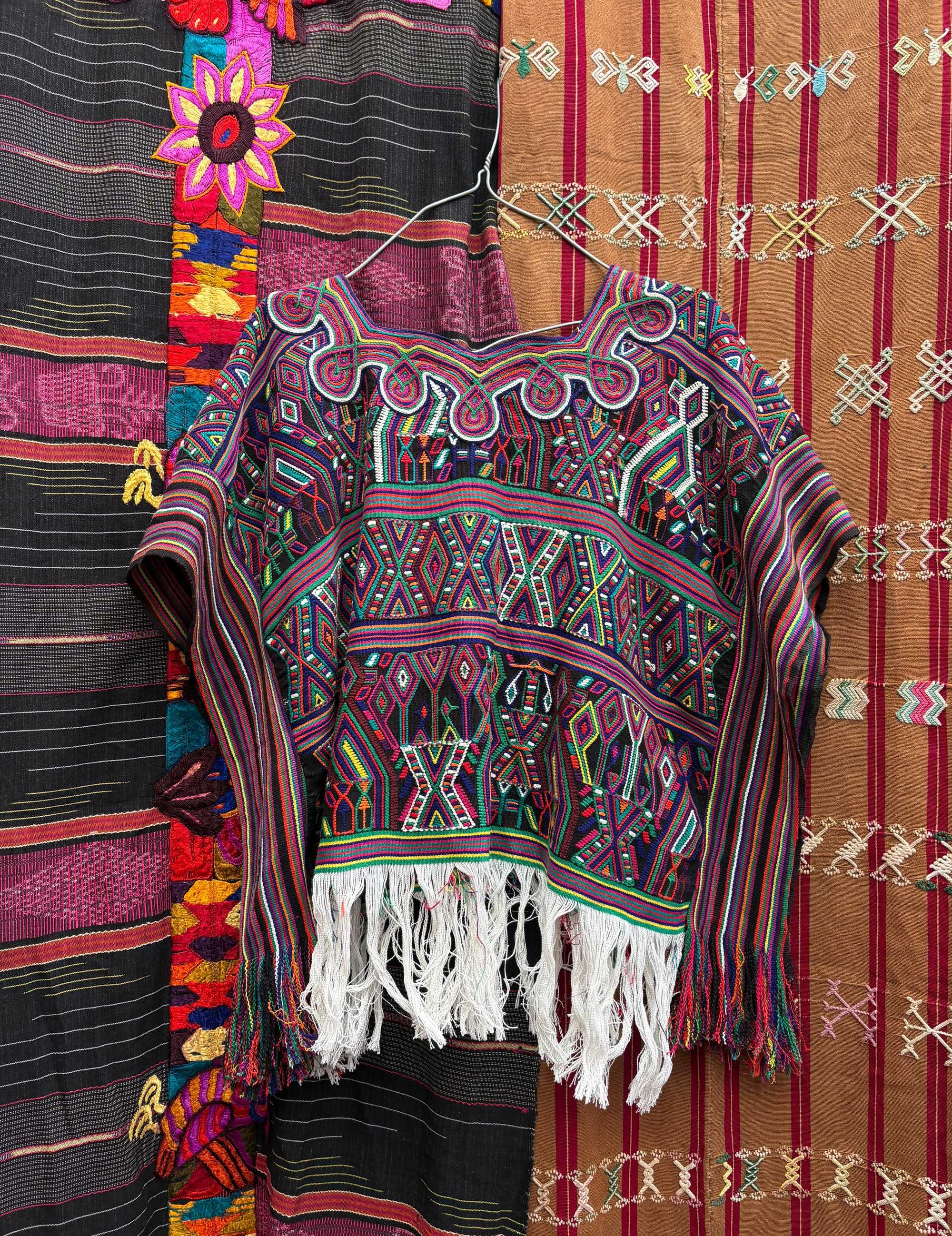 Dramatic dark Nebaj huipil #4-219