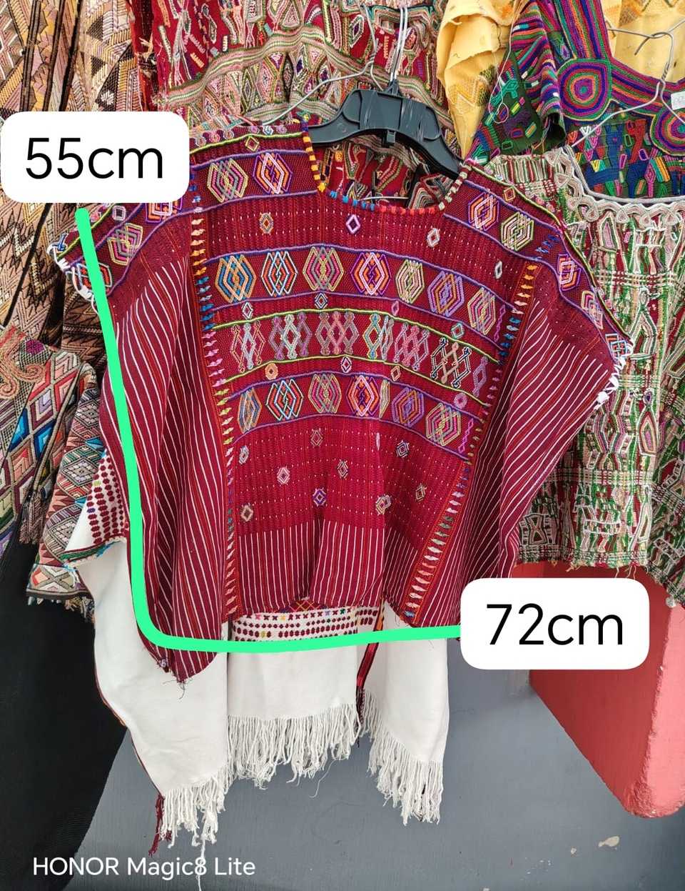 Burgundy Colotenango huipil #5-61