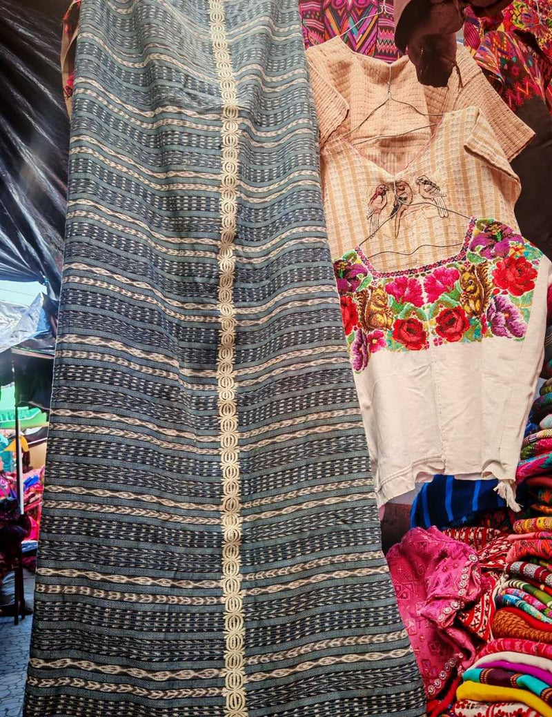 Grey and cream Chichicastenango corte #5-19