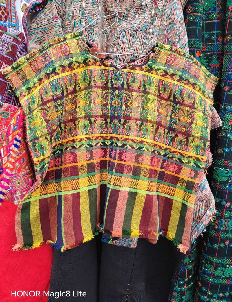 Warm toned Comalapa huipil #5-409