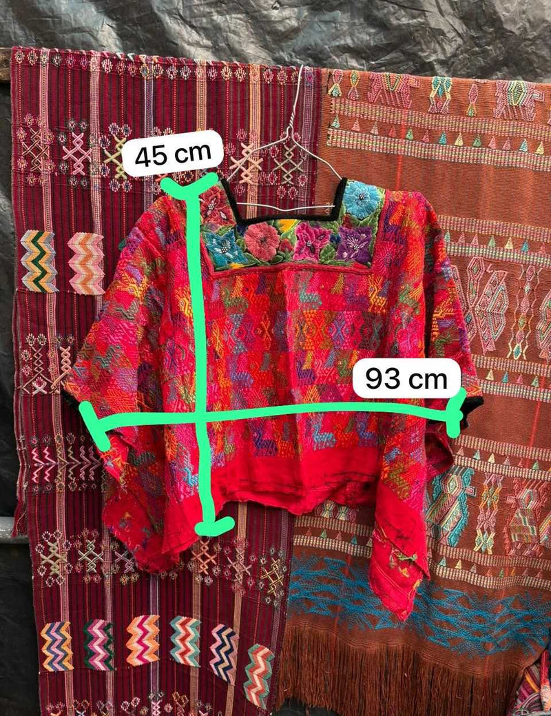 Elaborate neckline Coban huipil #5-387